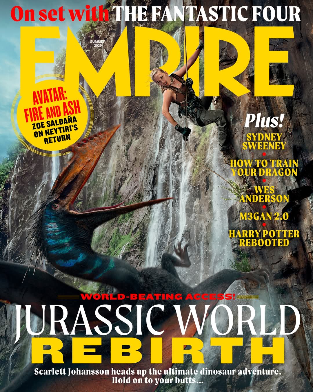 Empire Magazine Jurassic World Rebirth cover