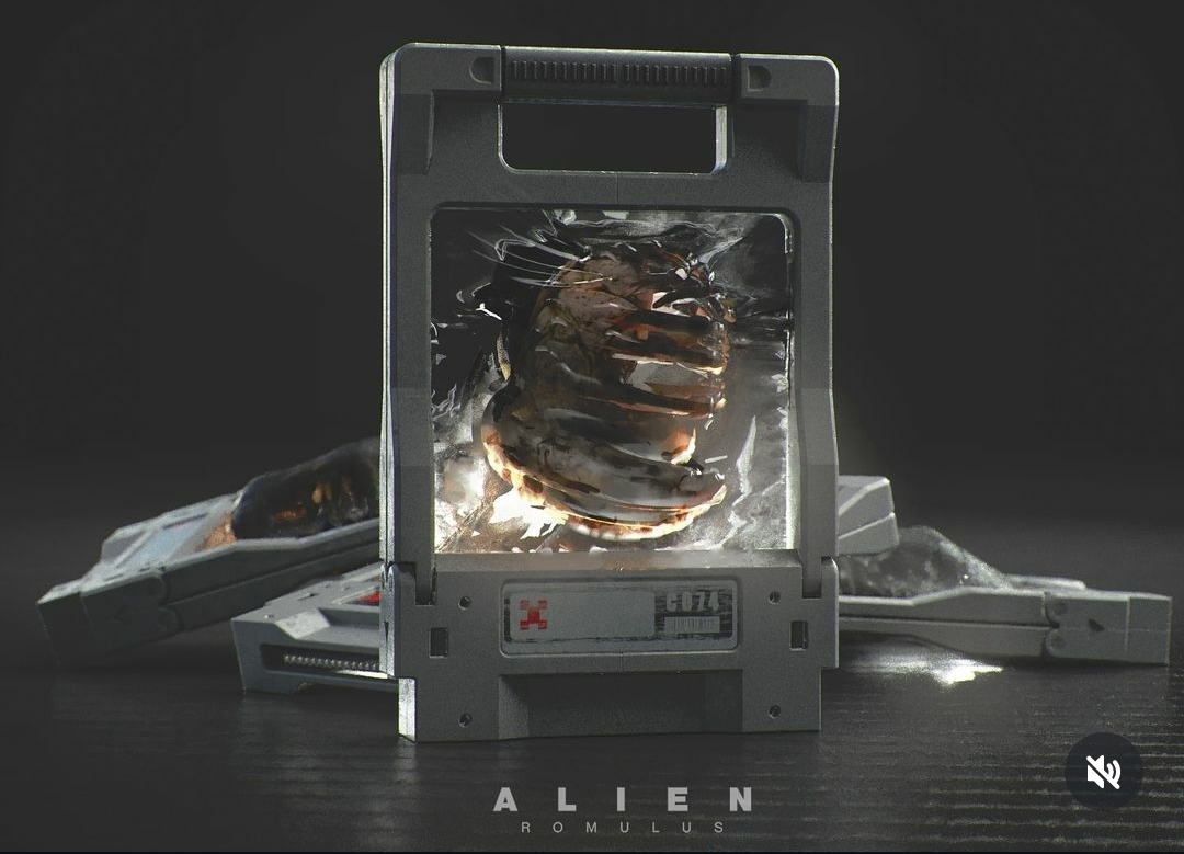 Facehugger Cryo-Case concept art