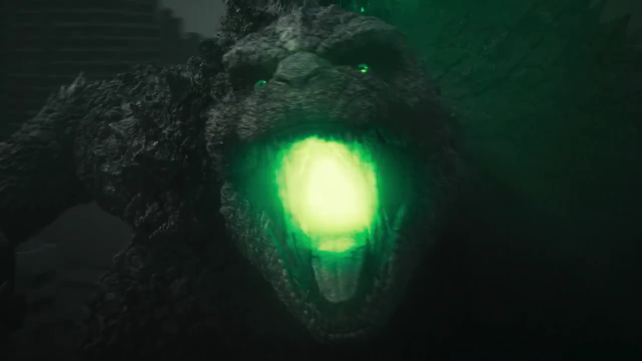 Godzilla's New Green Atomic Ray
