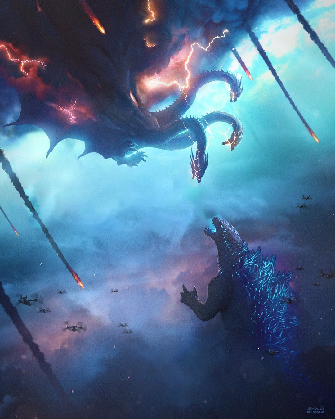 Godzilla 2 IMAX poster TEXTLESS