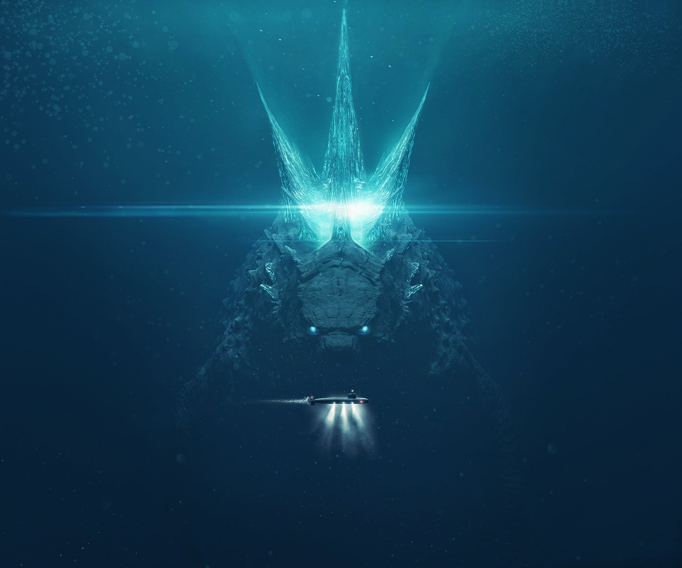 Godzilla submerged movie still