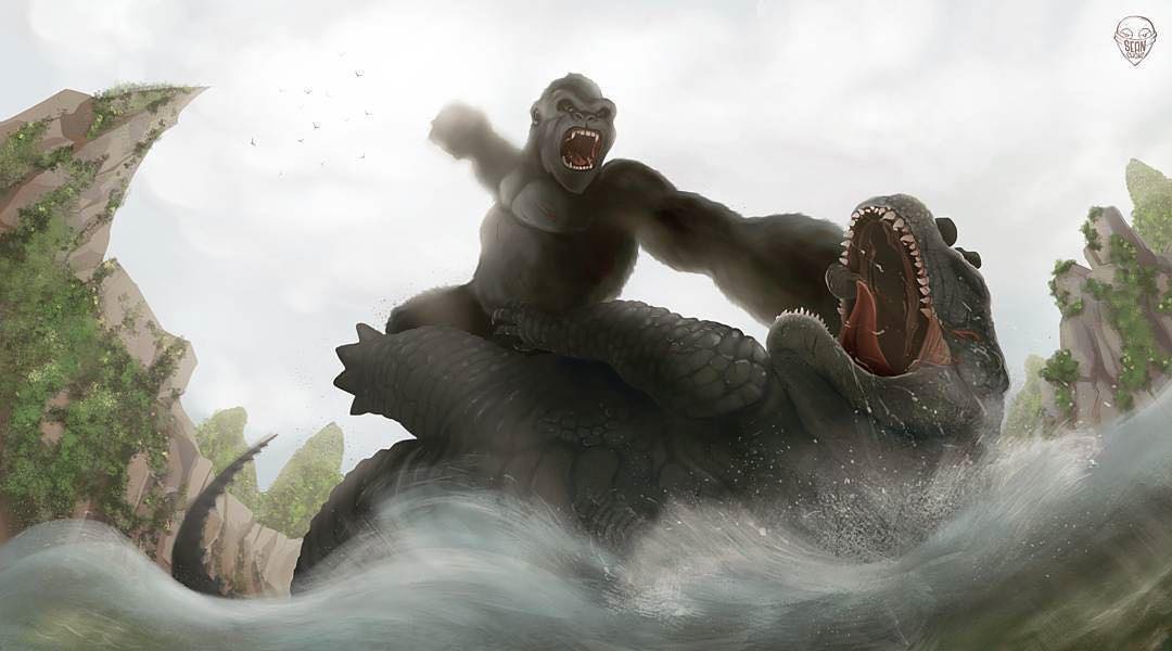 Godzilla vs. Kong by Sean Chong