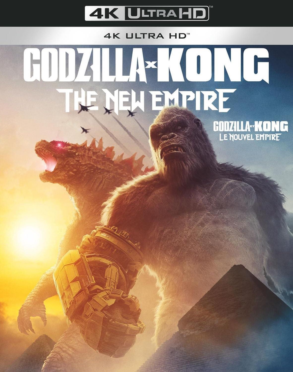 Godzilla x Kong 4K UltraHD Box Art (Godzilla x Kong: The New 