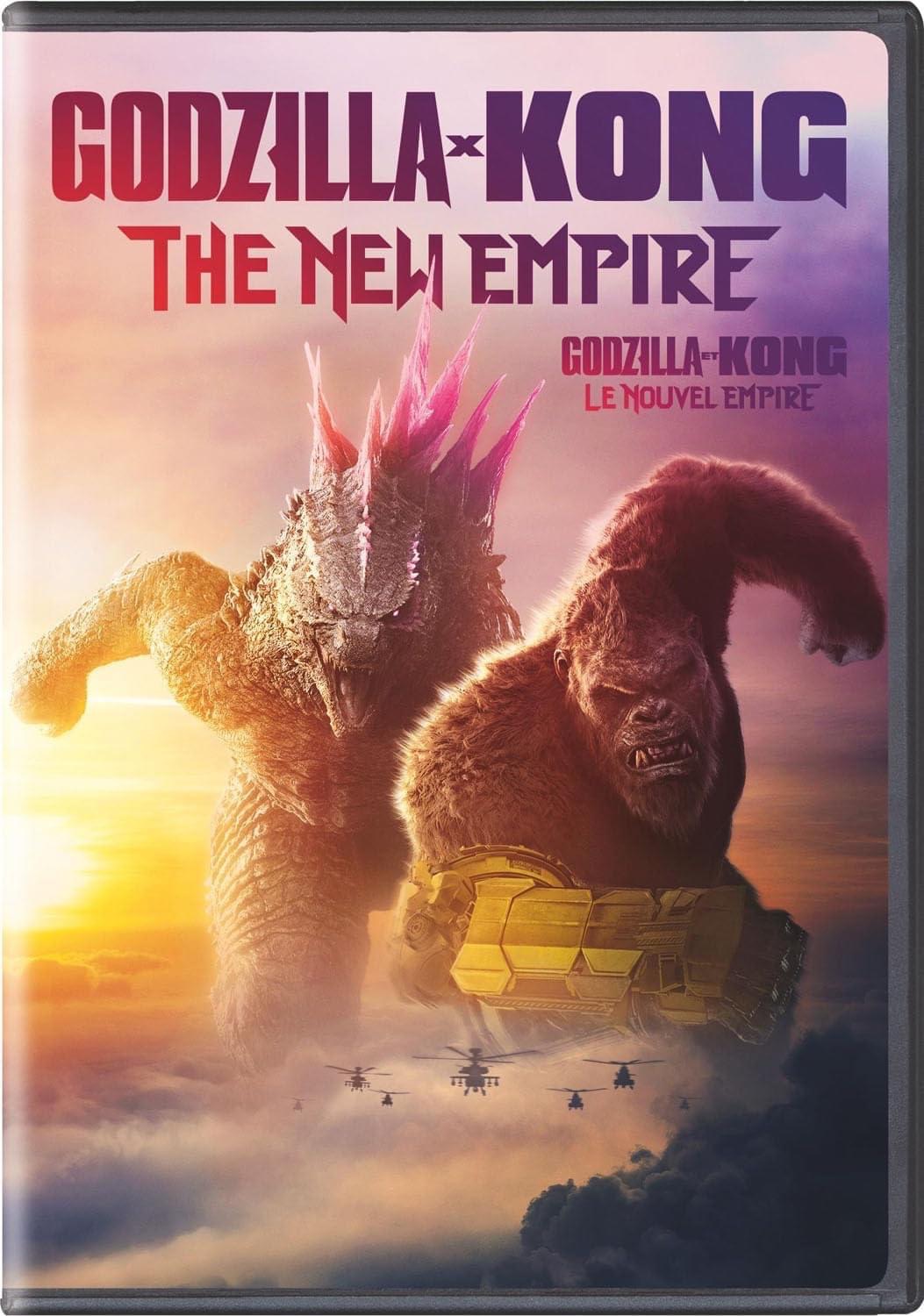 Godzilla x Kong DVD Box Art (Godzilla x Kong: The New Empire (2024) Image  Gallery)