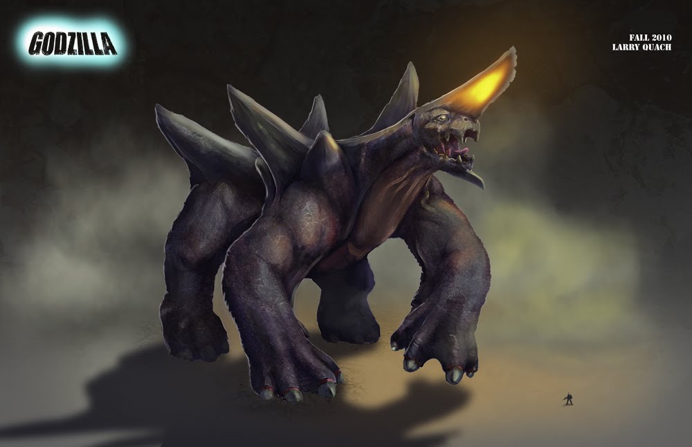 Potential Godzilla 2014 Monster Artwork - Bladed Ram Creature