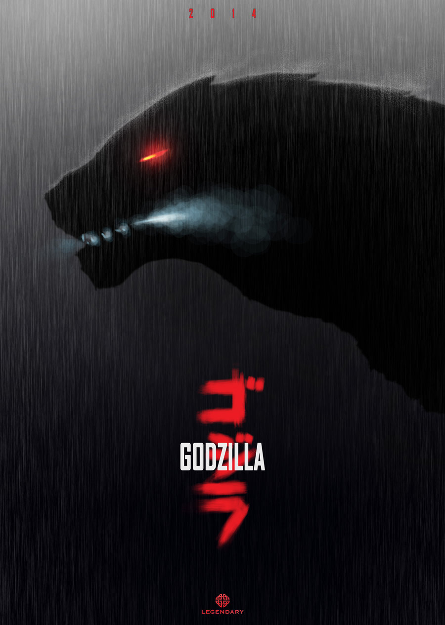 Cool Godzilla 2014 fan-poster