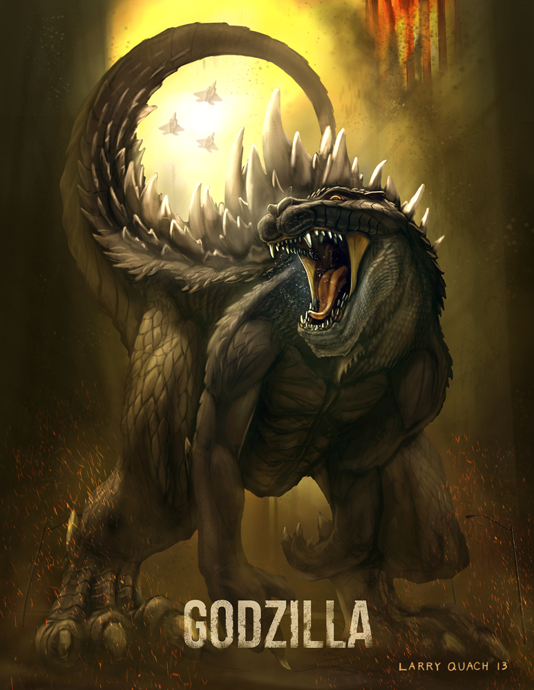 Godzilla 2014 Fan Poster