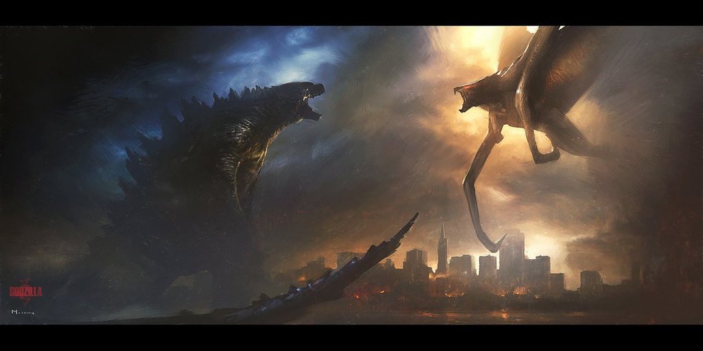 More Godzilla Vs Muto Fan Art Godzilla Fan Artwork Image Gallery My The Best Porn Website 0114