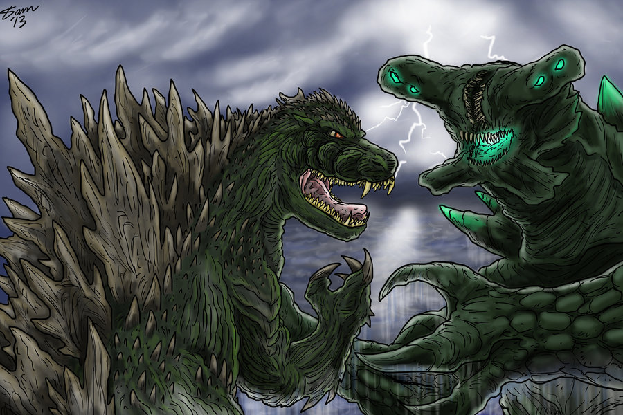 Godzilla vs. Slattern from Pacific Rim