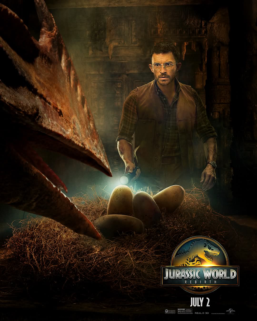 Jonathan Bailey JW Rebirth Poster