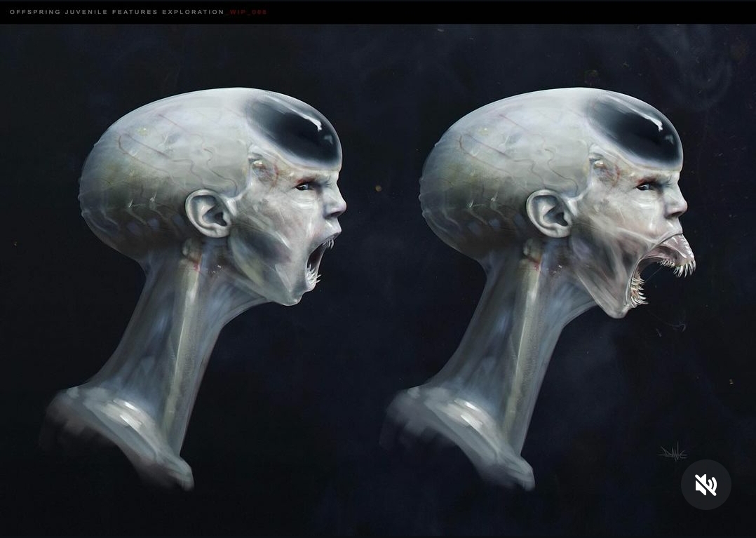 Juvenile Offspring concept by Dane Hallett