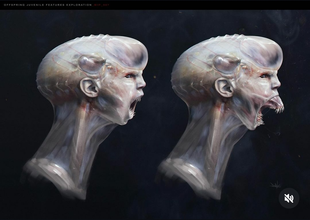 Juvenile Offspring concept by Dane Hallett