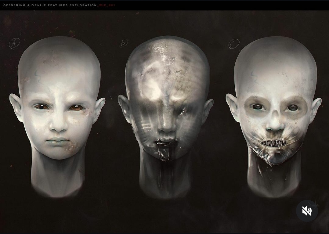 Juvenile Offspring concept by Dane Hallett