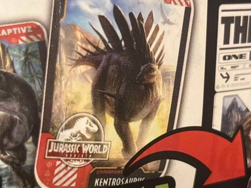 Kentrosaurus Captivs Card Artwork