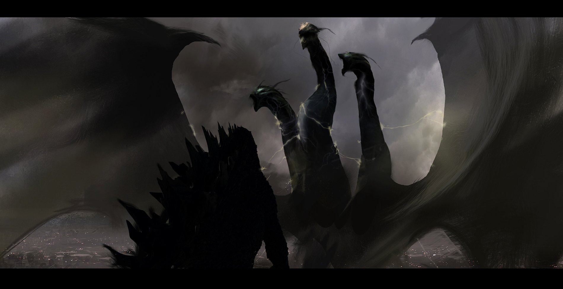 Godzilla Reacts To Godzilla Kotm Godzilla Destroys King Ghidorah ...