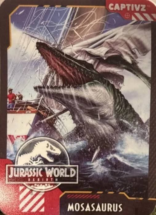 Mosasaurus Captivz Card Artwork