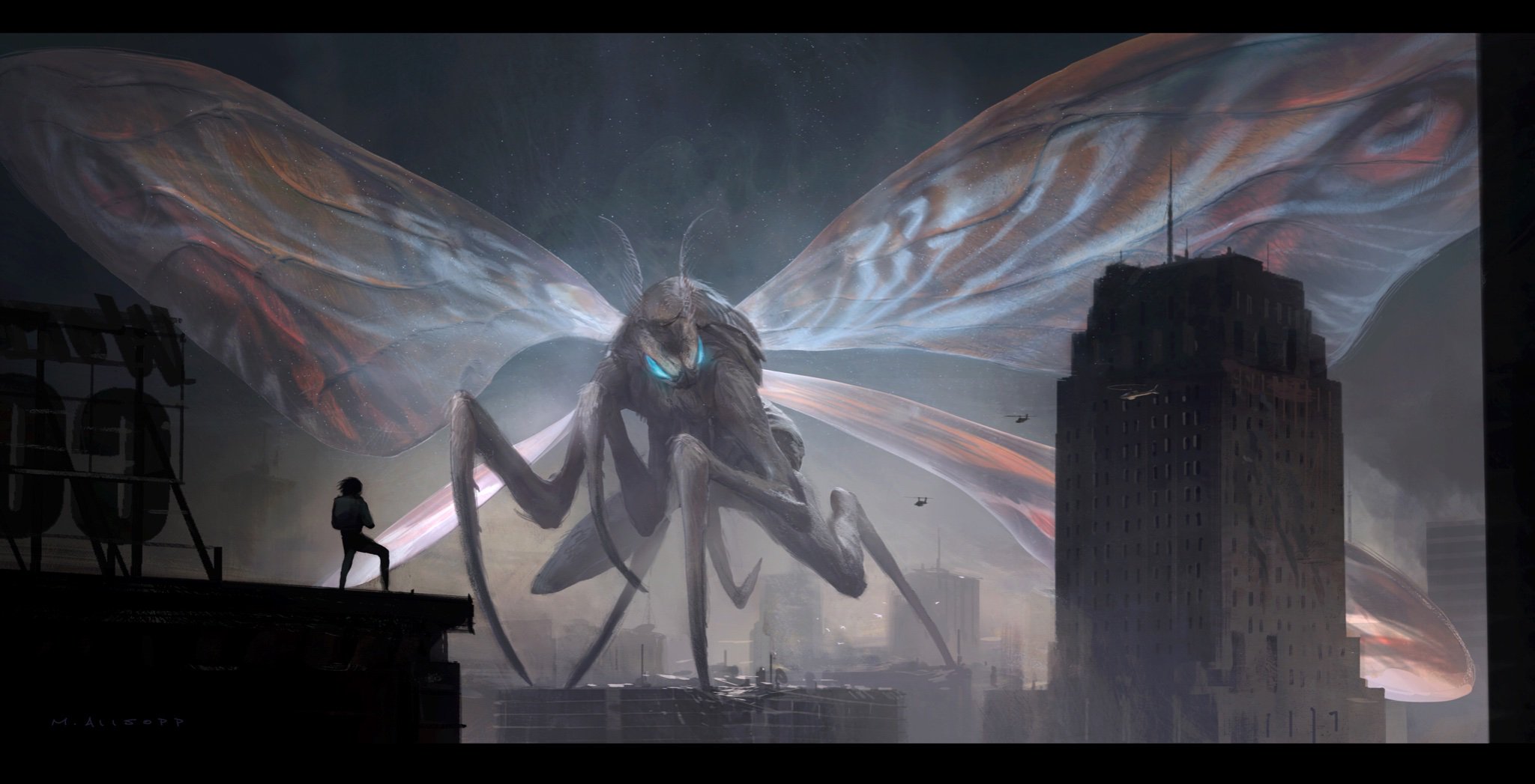 Official Mothra Concept Art Godzilla 2 Official Concept Artwork Image