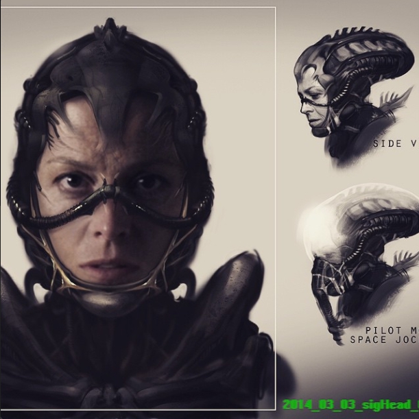 alien space suit art