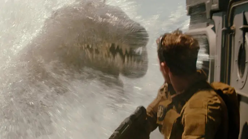 Spinosaurus attack
