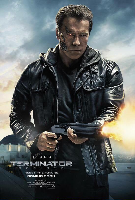 Terminator Genisys T-800 Poster