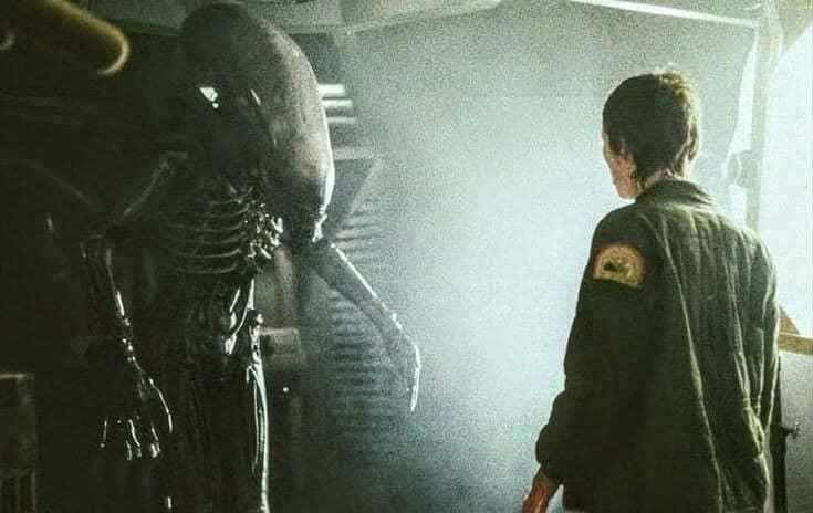 The Xenomorph and Lambert (Alien)