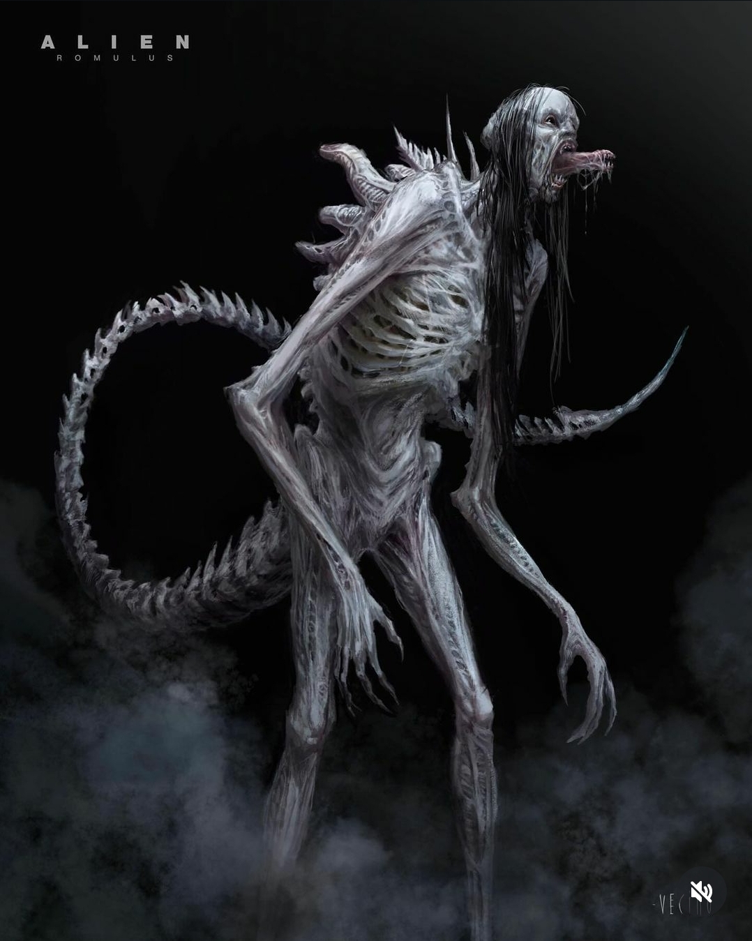 Unused Offspring concept art by Santiago Vecino