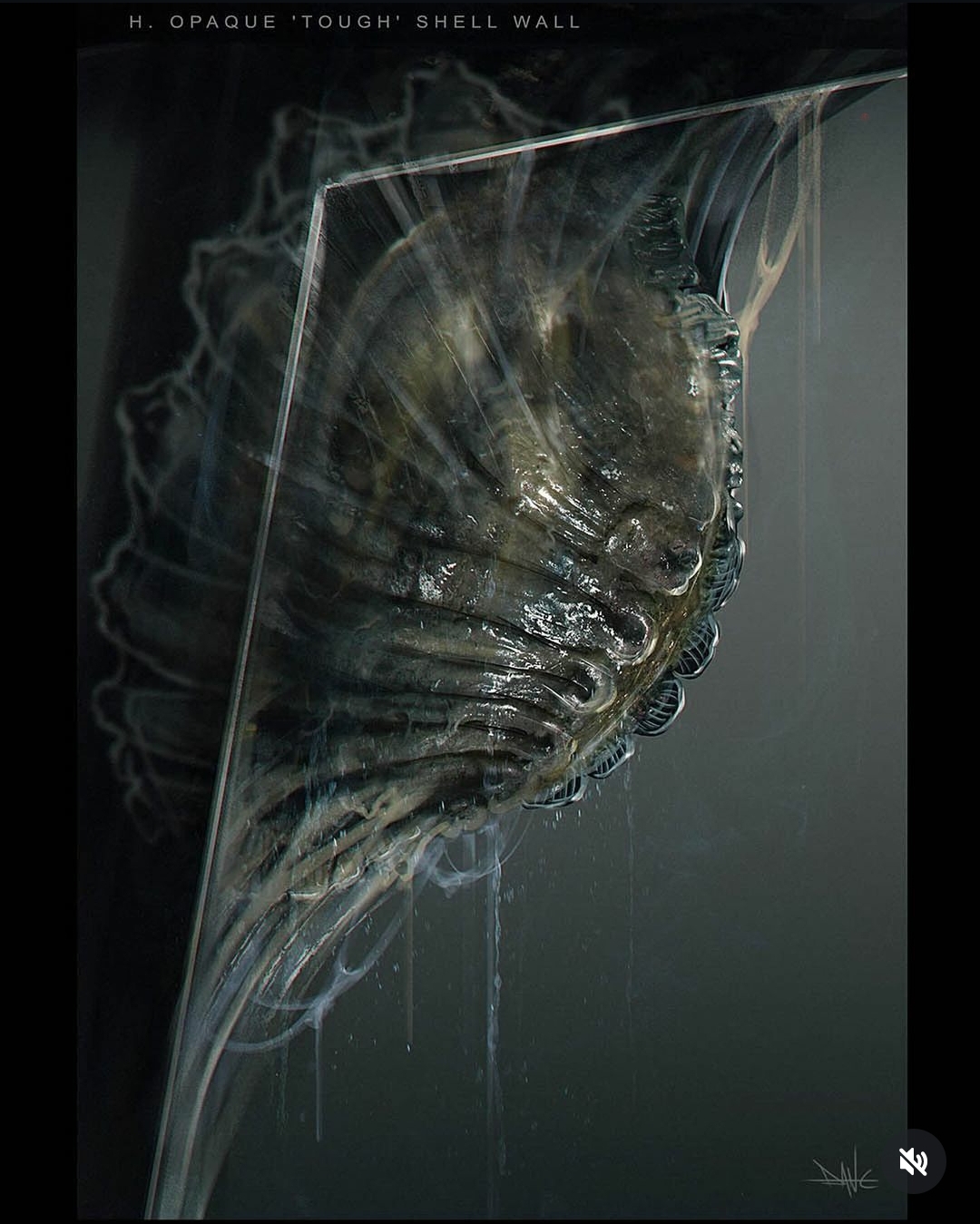 Xenomorph Cocoon concepts by Dane Hallett