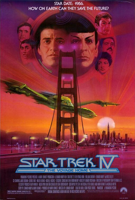 Star Trek IV: The Voyage Home Movie Poster