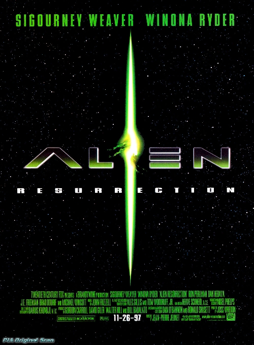 Alien Resurrection movie news, trailers and cast