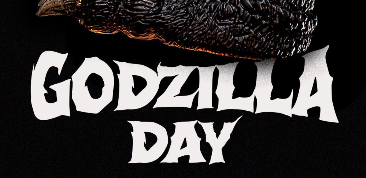 Godzilla Day banner