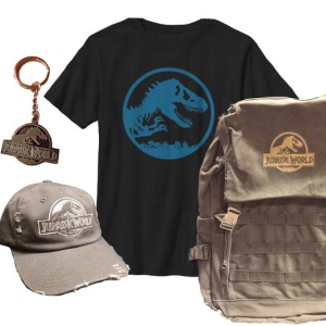 Team Jurassic Prize Pack 2 - Win a Jurassic World T-Shirt, Backpack, Hat and Keychain!