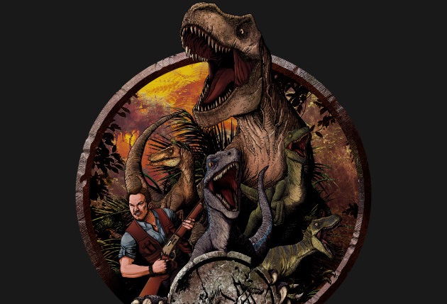 t rex raptor jurassic world