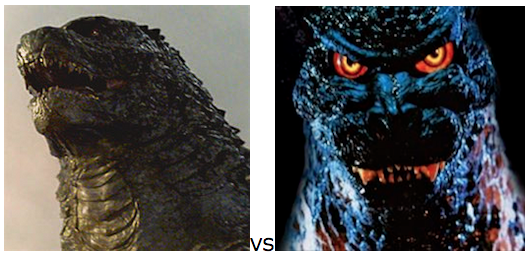 GODZILLA DESIGN TOURNAMENT - Round 10 - 2014 vs. 1995
