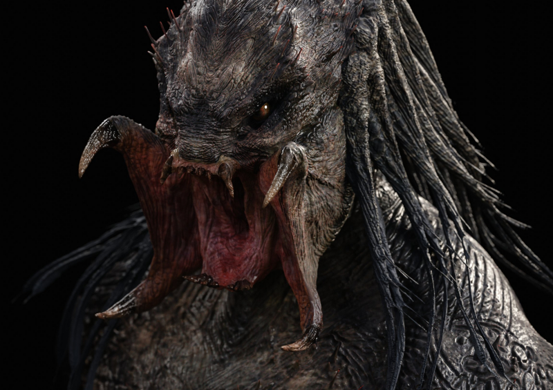 Creepy Predator fan redesign by SanGoh! - Predator: Badlands