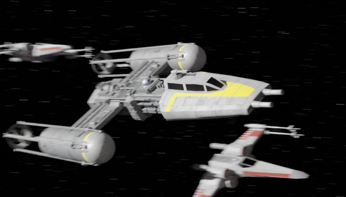 Star Wars Space Battle Short (correctly Embedded)