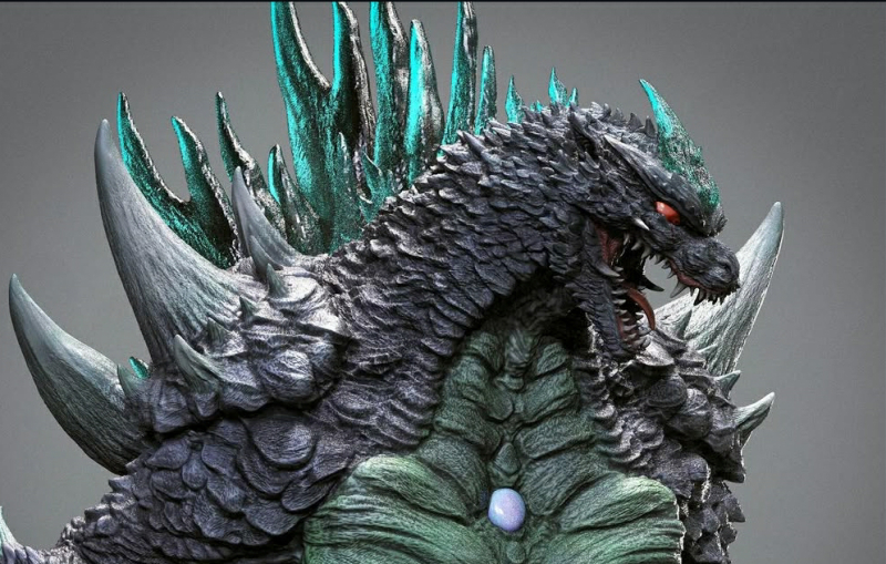 Super Evolved Godzilla design by Jared Modina!
