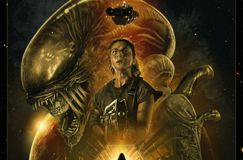 Incredible Alien: Romulus fan poster by Ruiz Burgos