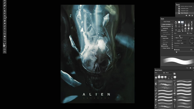 Xenomorph Concept Drawing by Michael Chang