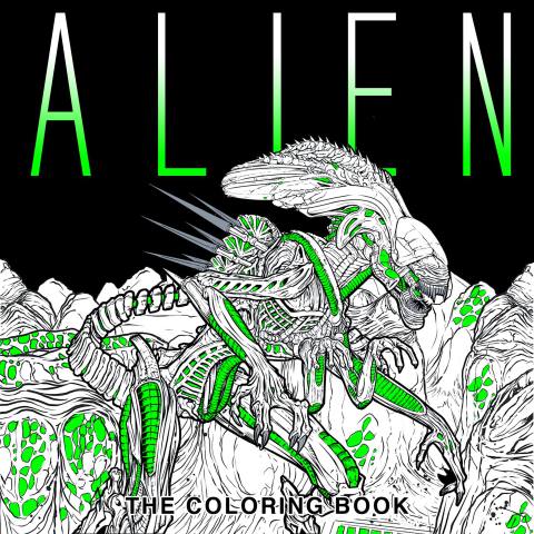 New alien colouring book released!!