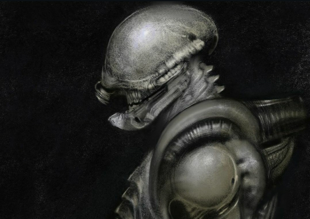 Carlos Huante shares Space Jockey / Engineer missing link inspired artwork