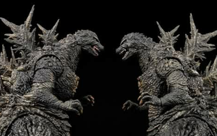 Godzilla Minus One SHMA Reissue vs. OG figure comparison