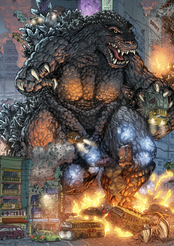 What are you guys/girls lookin forward to the most in the upcoming Godzilla movie?