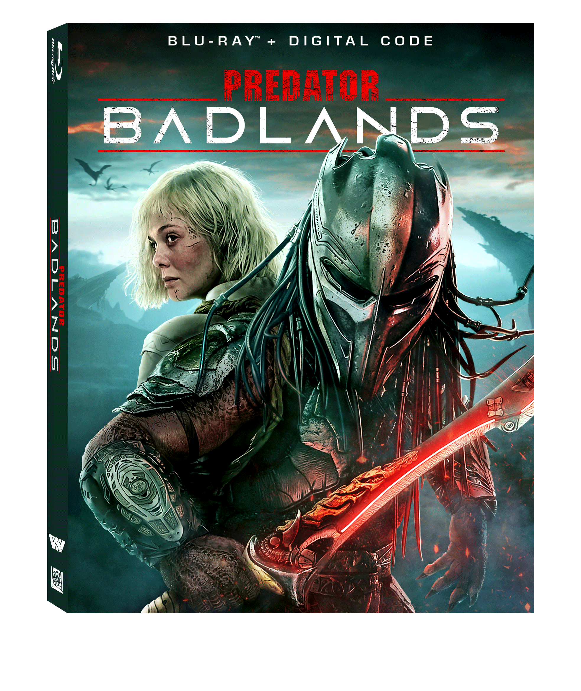 Predator: Badlands Blu-Ray cover art