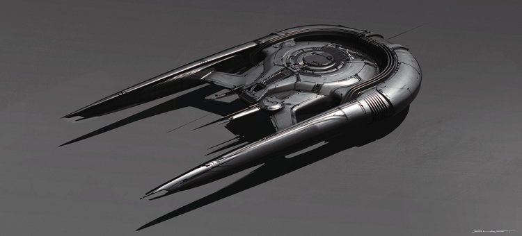 Image for Early concept art for Kwei's ship and Weyland-Yutani Super Power Loader by Benjamin Last!