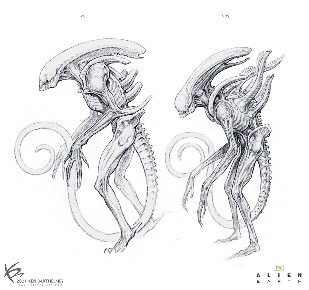 Alien: Earth Xenomorph concept art