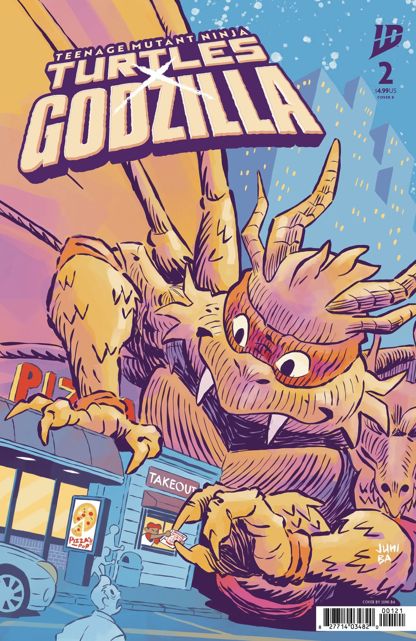 Image for Godzilla x Teenage Mutant Ninja Turtles crossover second issue announced!