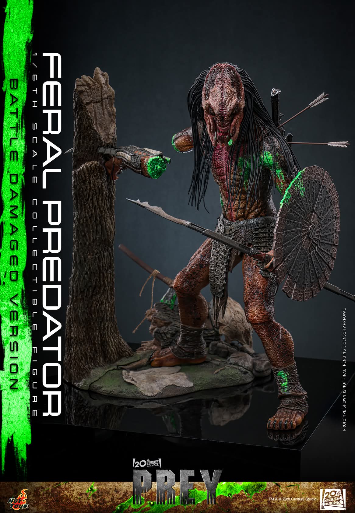Image for Hot Toys Battle Damaged Feral Predator Figure (Photos & Details)