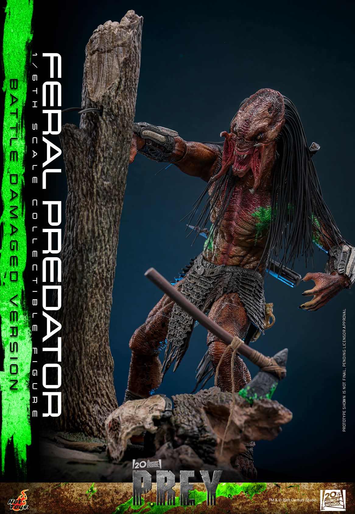 Image for Hot Toys Battle Damaged Feral Predator Figure (Photos & Details)