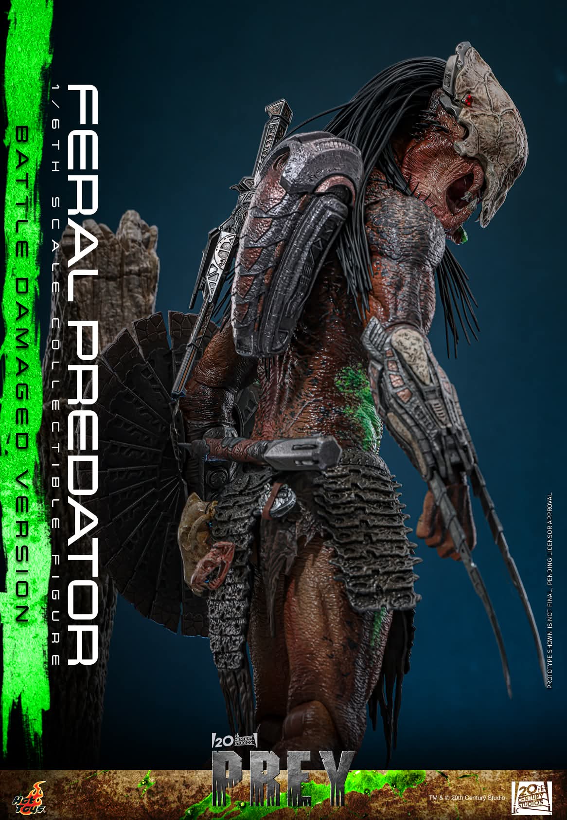Image for Hot Toys Battle Damaged Feral Predator Figure (Photos & Details)