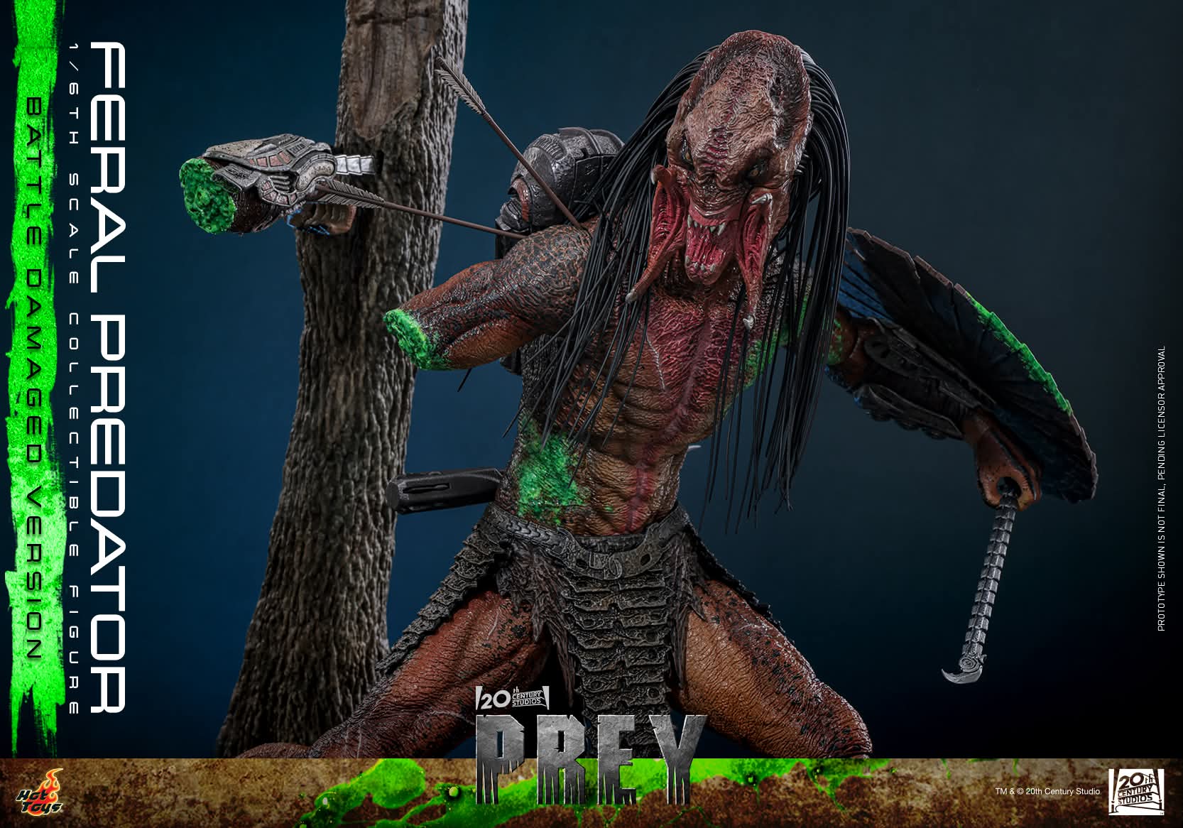 Image for Hot Toys Battle Damaged Feral Predator Figure (Photos & Details)